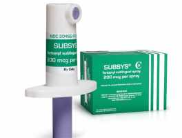 Subsys, a fentanyl sublingual (under the tongue) spray from Insys Therapeutics